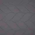 Narzuta Tressé 240x260cm i 2 poszewki na poduszki 60x60cm, szary - Atmosphera