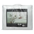 Narzuta z fakturą plastra miodu 240x260cm i 2 poszewki 60x60cm, ivory - Atmosphera