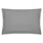 Bawełniana poszewka na poduszkę 50x70, Oeko-Tex, szara - Atmosphera
