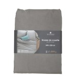 Bawełniana poszwa na kołdrę 240x220, Oeko-Tex, szara - Atmosphera