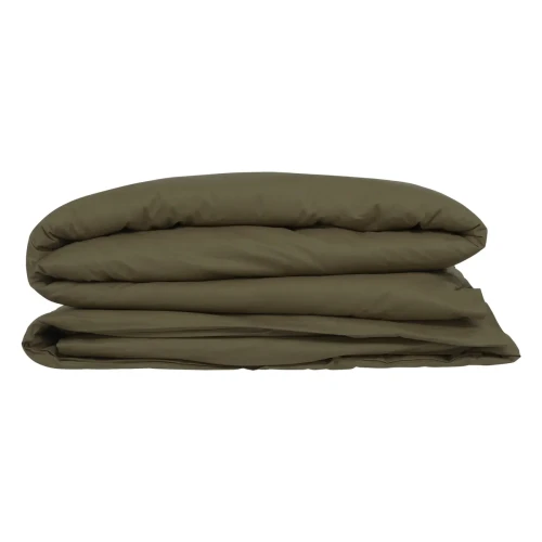 Bawełniana poszwa na kołdrę 240x220, Oeko-Tex, zieleń khaki - Atmosphera