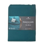 Bawełniana poszwa na kołdrę 140x200, Oeko-Tex, niebieska - Atmosphera