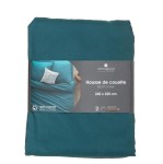 Bawełniana poszwa na kołdrę 240x220, Oeko-Tex, niebieska - Atmosphera