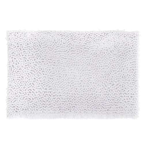 Dywanik łazienkowy szenilowy Colorama 50x80, biały - 5five