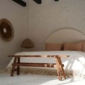 Wąska ławka drewniana Beauteous Rustic 150 - Bazar Bizar