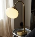Szklana lampa stołowa Elsy Brass - PR Home
