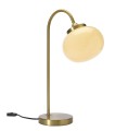 Szklana lampa stołowa Elsy Brass - PR Home