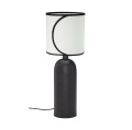 Lampa stołowa z abażurem z bawełny organicznej 52 - PR Home
