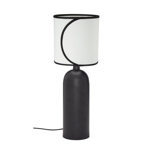 Lampa stołowa z abażurem z bawełny organicznej 52 - PR Home