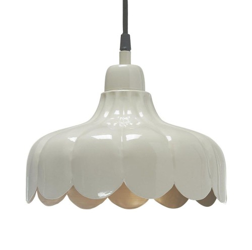 Lampa metalowa wisząca Wells Ø24, beżowa - PR Home