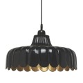Lampa metalowa wisząca Wells Ø43, czarna - PR Home