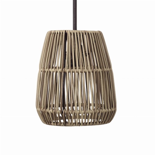 Klosz do lampy wiszącej z poliratanu Saigon Gray Ø18 - PR Home