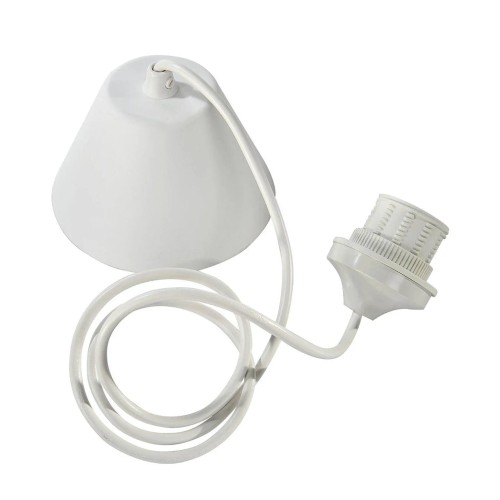 Kabel do lampy wiszącej z oprawką E27, 1.2m biały - PR Home