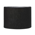 Abażur czarny do lampy stojącej Sara Classic Ø20, bawełniany - PR Home