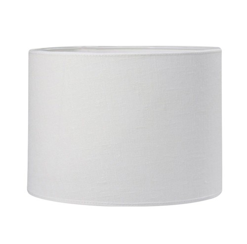Abażur biały do lampy stojącej Sara Classic Ø30, bawełniany - PR Home