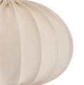 Lampa wisząca materiałowa, lniana elipsa Hilma Selected Ø40, Nature - PR Home