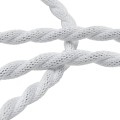 Kabel do lampy sufitowej skręcany tekstylny, z oprawką E27, 1.2m, biały - PR Home