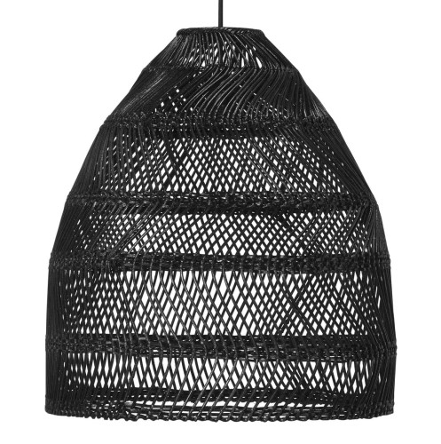 Lampa rattanowa Maja Ø53, czarna - PR Home