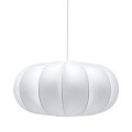 Lampa wisząca z abażurem, Dalia Ø50, biała - PR Home
