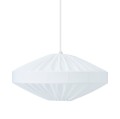 Lampa wisząca abażurowa Edith Ø38, biała - PR Home