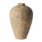 Duży wazon podłogowy Luna 60 z terakoty, beżowy - Muubs