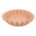 Dekoracyjna misa ceramiczna z falowanymi brzegami, łososiowa - Atmosphera