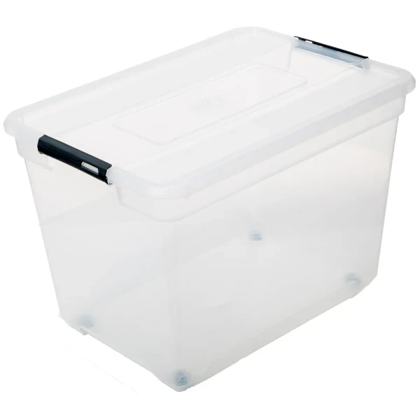 Pojemnik z pokrywką Solutions 66x47x46, transparentny - 5five