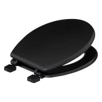 Deska sedesowa z mdf, czarna - 5five