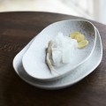 Talerze obiadowe z fakturą i organicznym kształtem Tega, 6 el. - Muubs