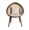 Fotel z plecionką wiedeńską drewniany Werth, jesion - Vical