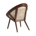 Fotel z plecionką wiedeńską drewniany Werth, jesion - Vical