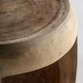 Stolik kawowy drewniany o organicznym kształcie Krania - Vical