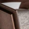 Designerskie krzesło drewniane tapicerowane Madiran - Vical