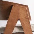 Designerskie krzesło drewniane tapicerowane Madiran - Vical