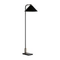 Elegancka lampa podłogowa z marmurową podstawą, czarna - Vical