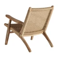 Fotel drewniany z plecionką ze sznurka Vaduz - Vical