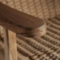 Fotel drewniany z plecionką ze sznurka Vaduz - Vical