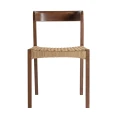 Krzesła plecione do jadalni z drewnianą ramą Tudelle, 2 szt - Vical