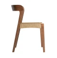 Krzesła plecione do jadalni z drewnianą ramą Tudelle, 2 szt - Vical