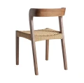 Krzesła plecione do jadalni z drewnianą ramą Tudelle, 2 szt - Vical