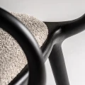 Designerski fotel drewniany tapicerowany Herten - Vical