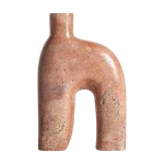 Wazon marmurowy o rzeźbiarskim organicznym kształcie Kleise - Vical