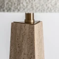 Lampa stołowa designerska z trawertynu Tetbury - Vical