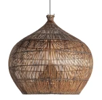 Lampa bambusowa duża Boho Brown Ø73 - Vical
