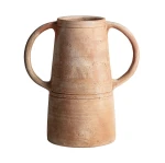 Wazon gliniany z uchwytami z efektem postarzania Aike - Vical