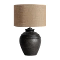 Lampa stołowa z terakoty i juty, 73cm - Vical