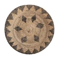 Dekoracyjny talerz ścienny z rattanu Boho Brown 50 - Vical