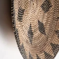 Dekoracyjny talerz ścienny z rattanu Boho Brown 50 - Vical