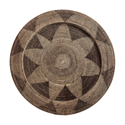 Dekoracja ścienna z rattanu Boho Brown 100 - Vical