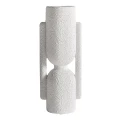 Wazon ceramiczny z efektem chropowatości Gissel, biały - Vical